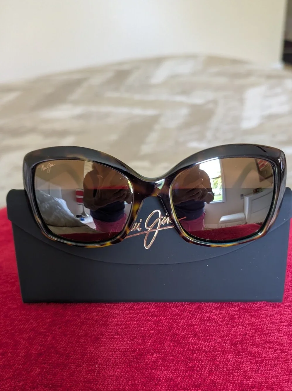 NWB MAUI JIM WOMEN'S ORCHID POLARIZED HOT FASHION BEAUTIFUL SUNGLASSES